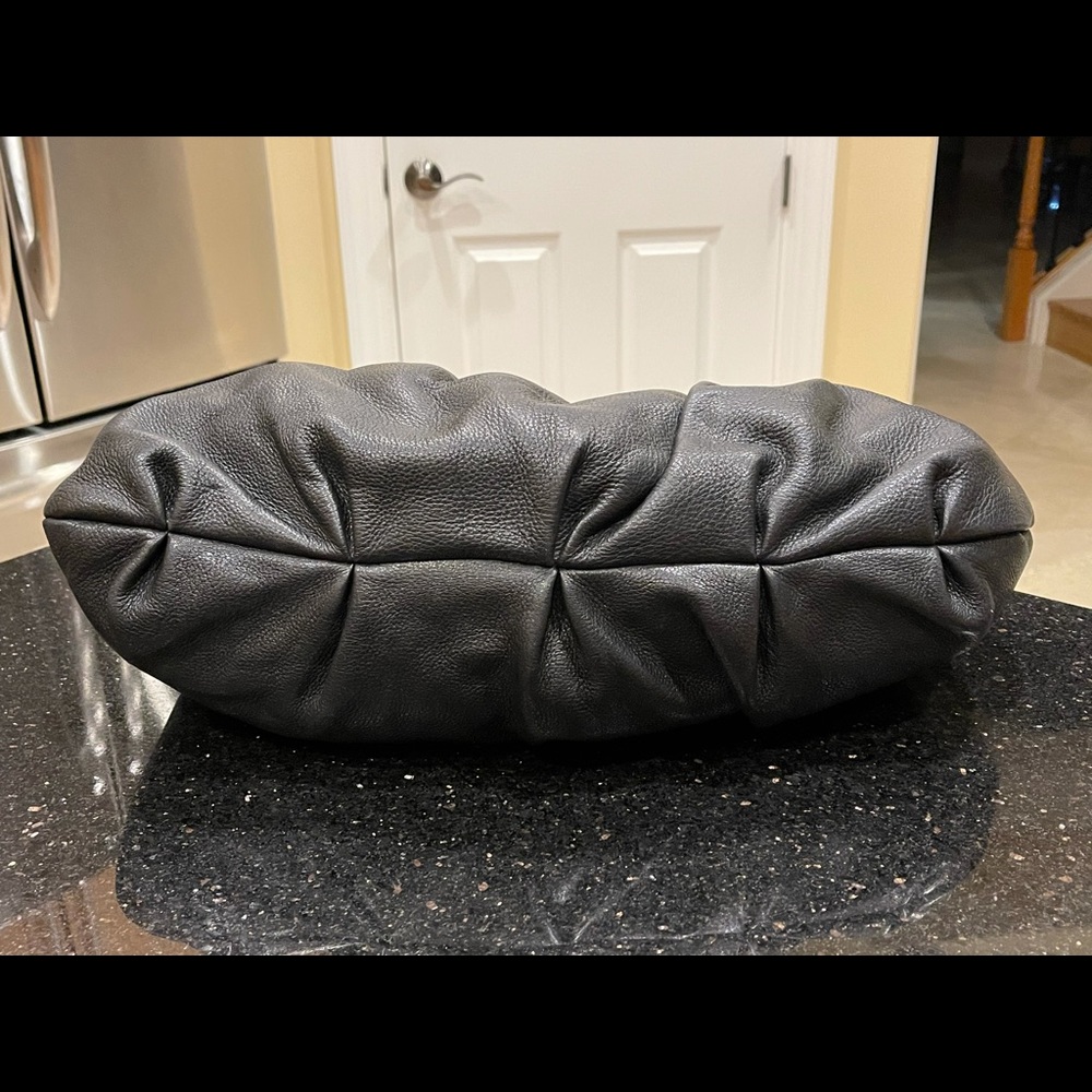 BRIGHTON Black Leather PIA Shoulder Bag - Picture 9 of 12